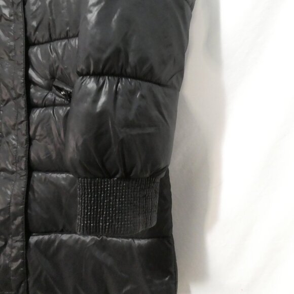 MUDO COLLECTION - Casual Look | size 39 | Black Puffer Jacket With High Collar - Picture 8 of 15